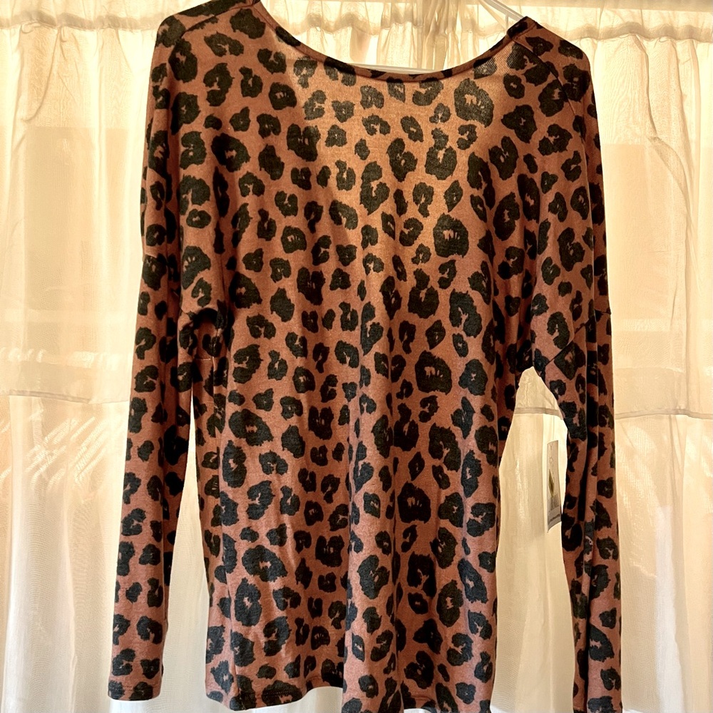 Statement Back Leopard Top
